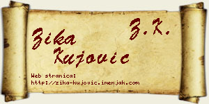 Žika Kujović vizit kartica